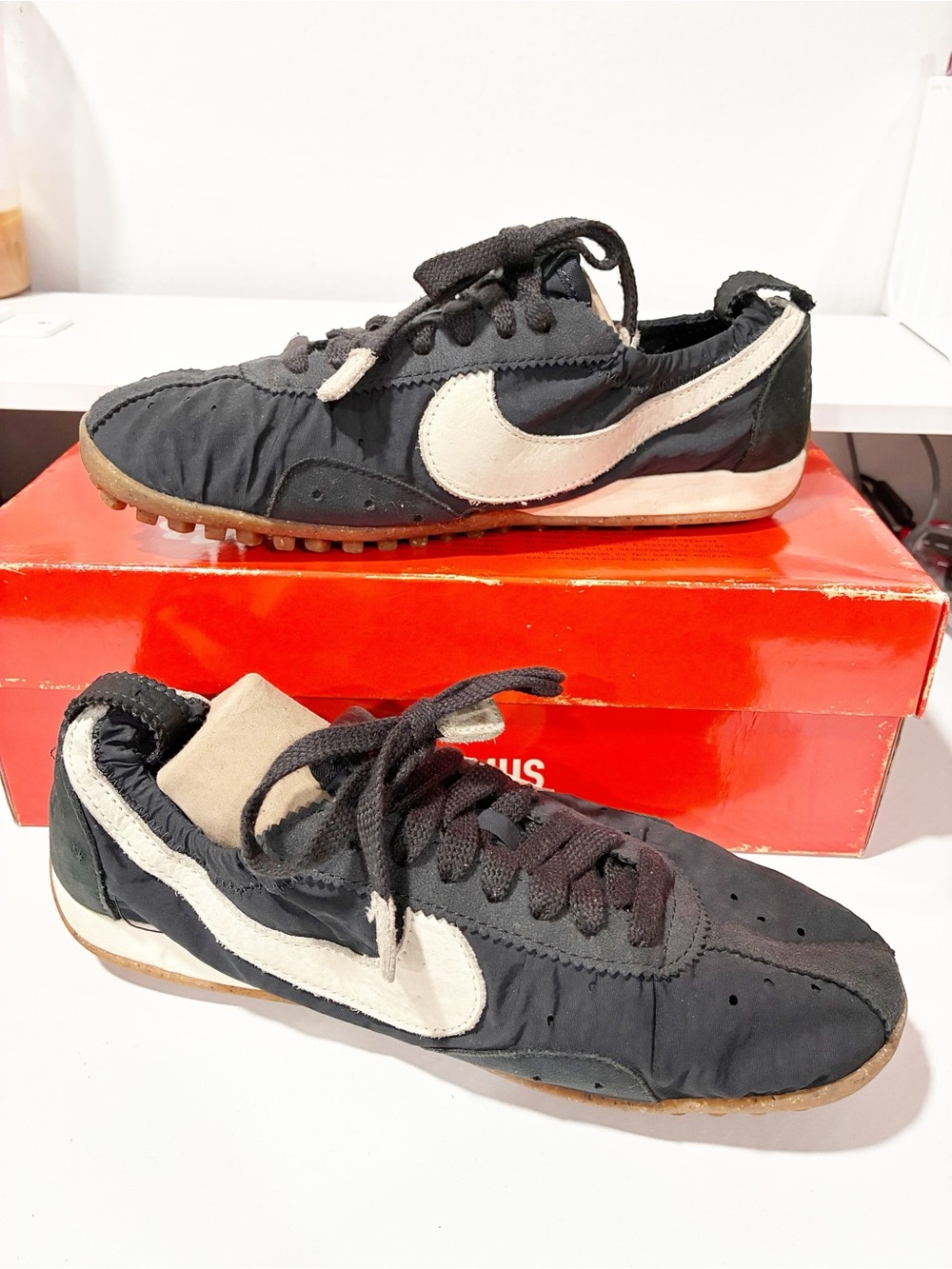 Jacquemus × Nike Moon Shoe SP Off Noir Black Nylon Low Top Sneakers Size 7